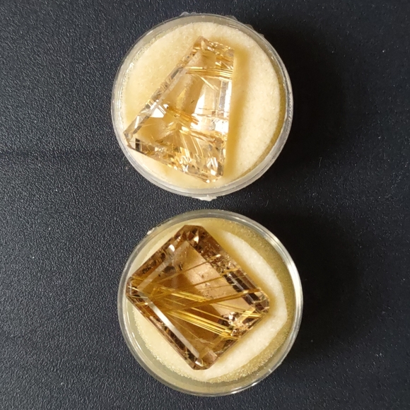 Semi-precious Gemstones Rutile Quarts, Dendronic Quarts, and Amitrine - Picture 4 of 12